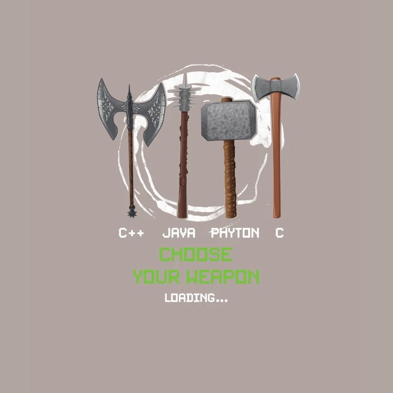 Funny Coder Programmer Developer Geeks Weapon