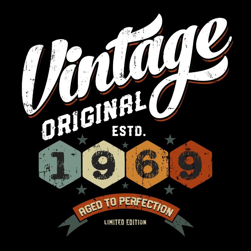 Geburtstag geboren 1969 Vintage Original Geschenk