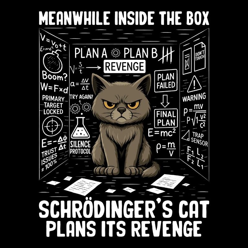 Le chat de Schrödinger planifie sa vengeance