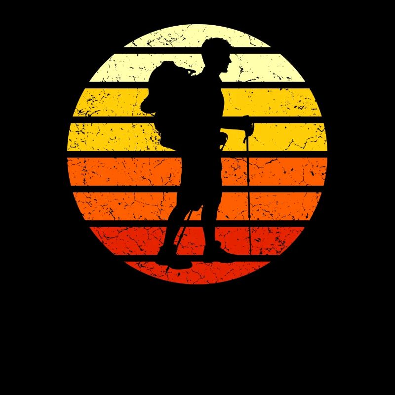 Wanderer Retro Silhouette