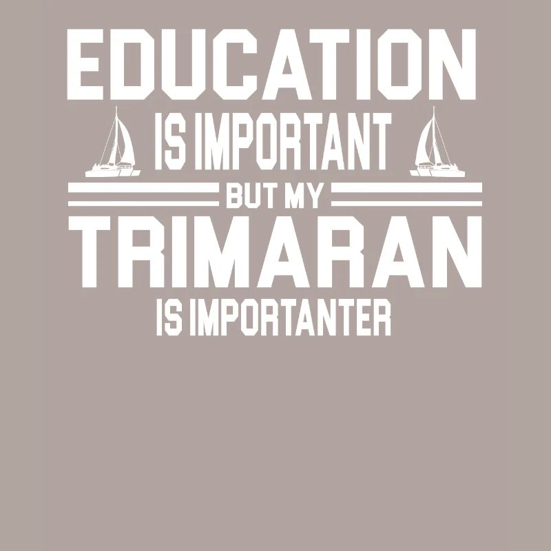 Drôle de trimaran présente une idée pour les capitaines de trimaran