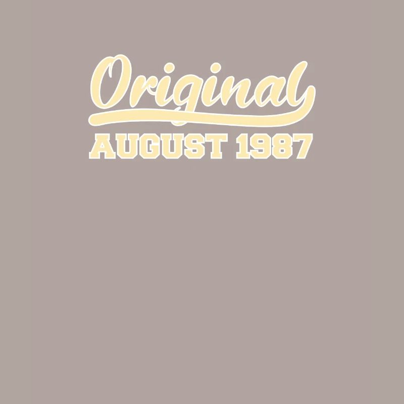 35th birthday August born 1987 Gift idea