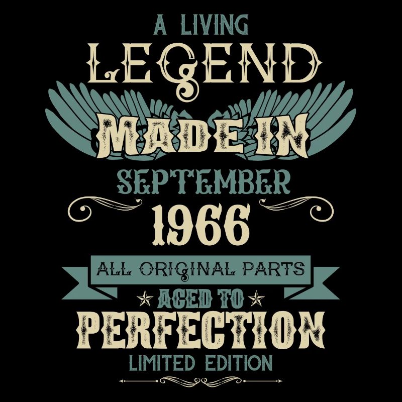 September 1966 Vintage Birthday