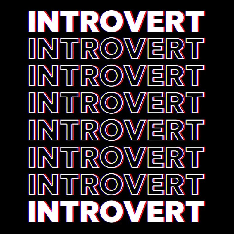 Introvertiert Sarkasmus Introvertierter Schüchtern