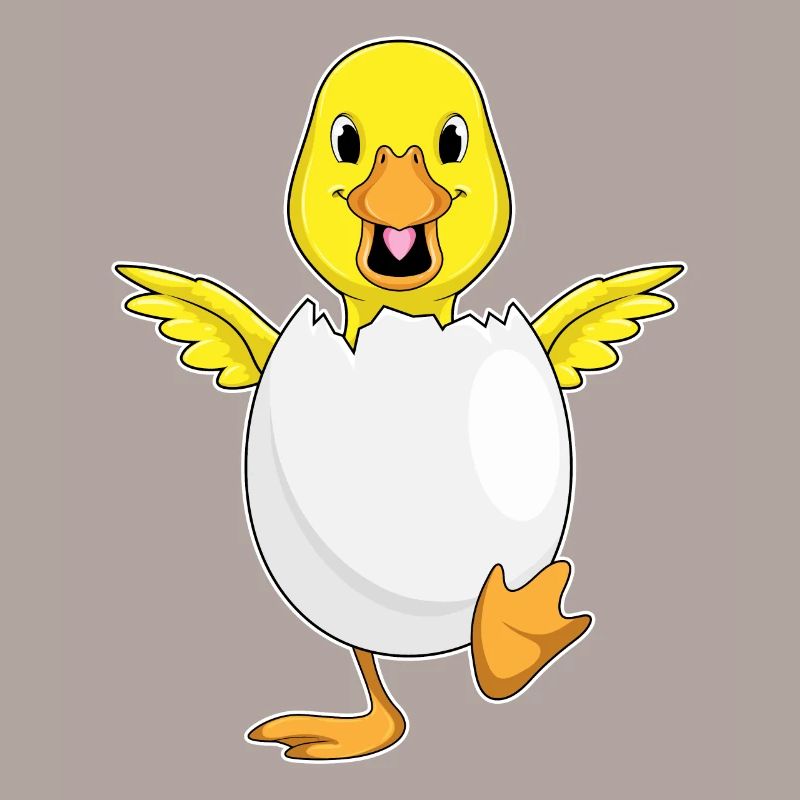 Duck with egg