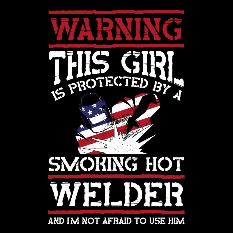 Welder Welding Girlfriend Vintage