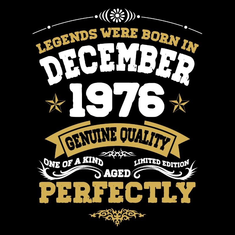 Vintage Aged Perfectly Dezember 1976