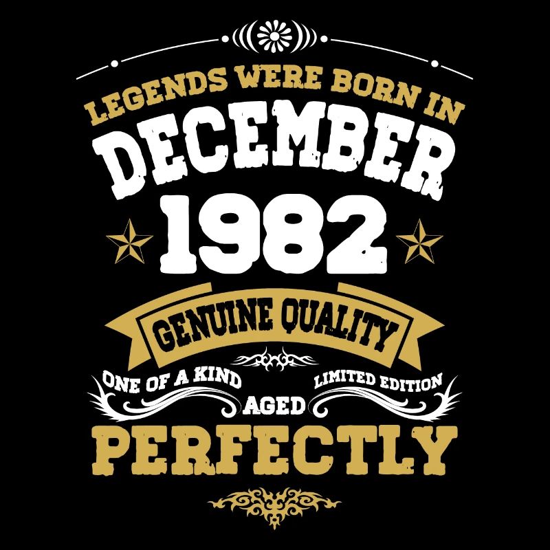 Vintage Aged Perfectly Dezember 1982
