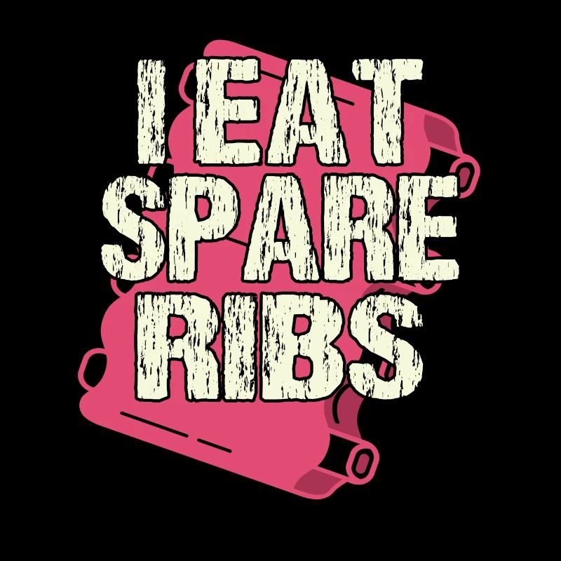 I eat spare ribs