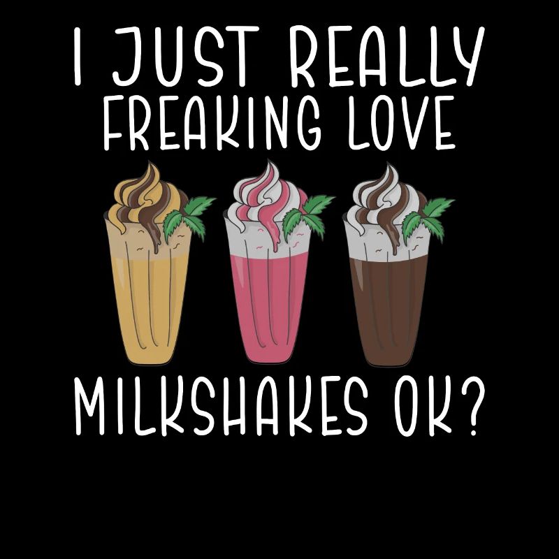 Ich liebe Milchshakes Milchshake Geschenk