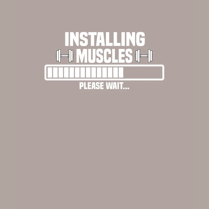 Installing muscles – please wait – bitte warten