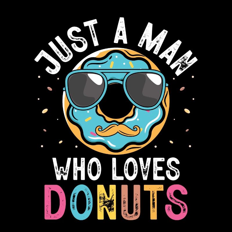 Nur Ein Mann, Der Donuts Liebt Donut Donut