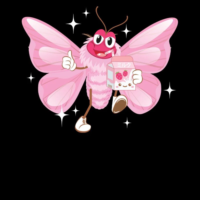 Schmetterling Erdbeer Milchshake