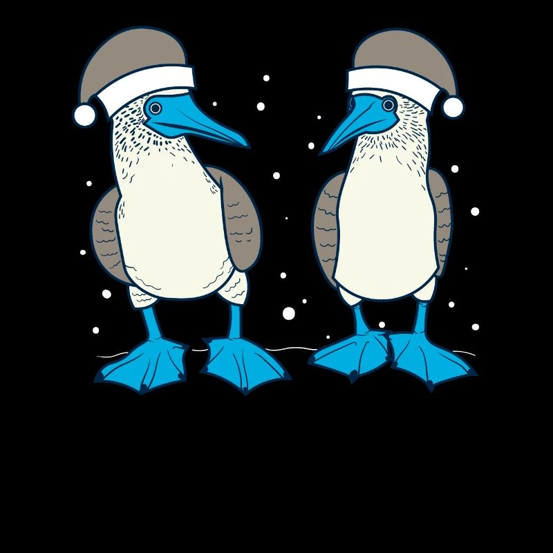 Blue-footed booby Christmas