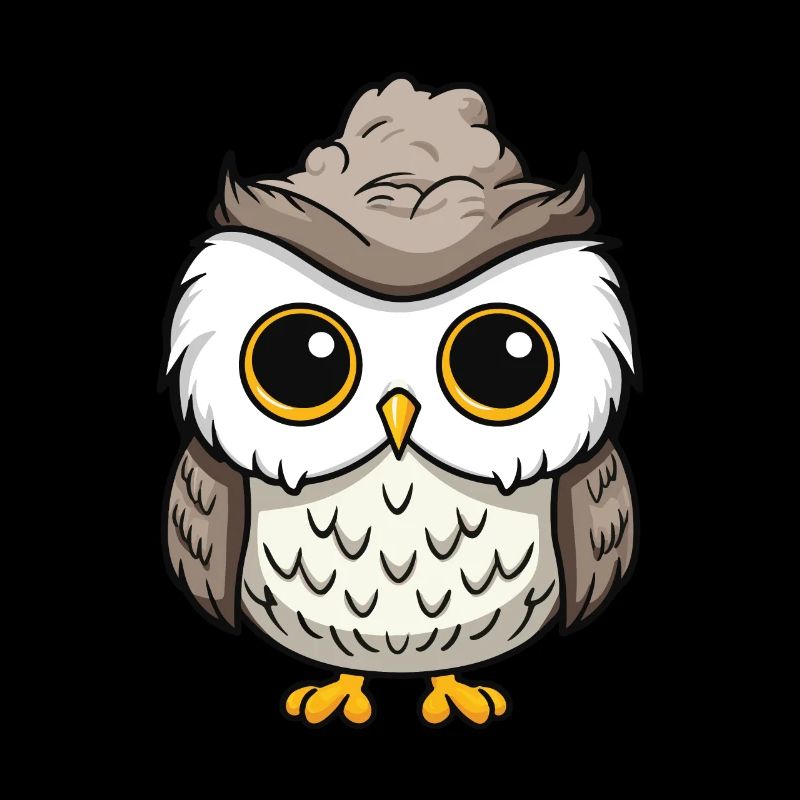 Owl Winter Comic