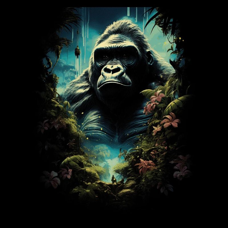Gorilla Artwork Nature Animal