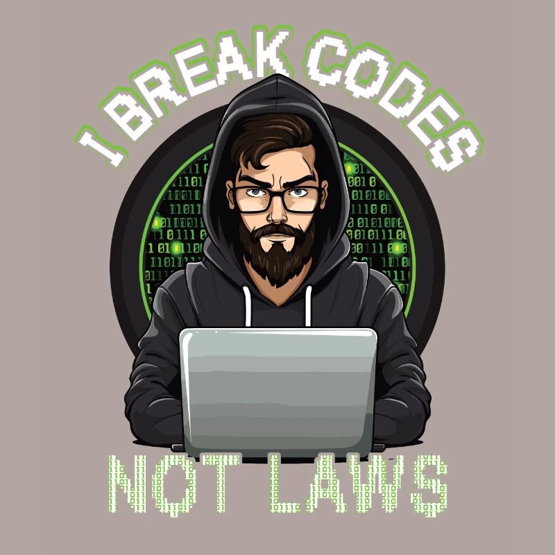 Cybersecurity Art Hacking Lover Computer Nerd