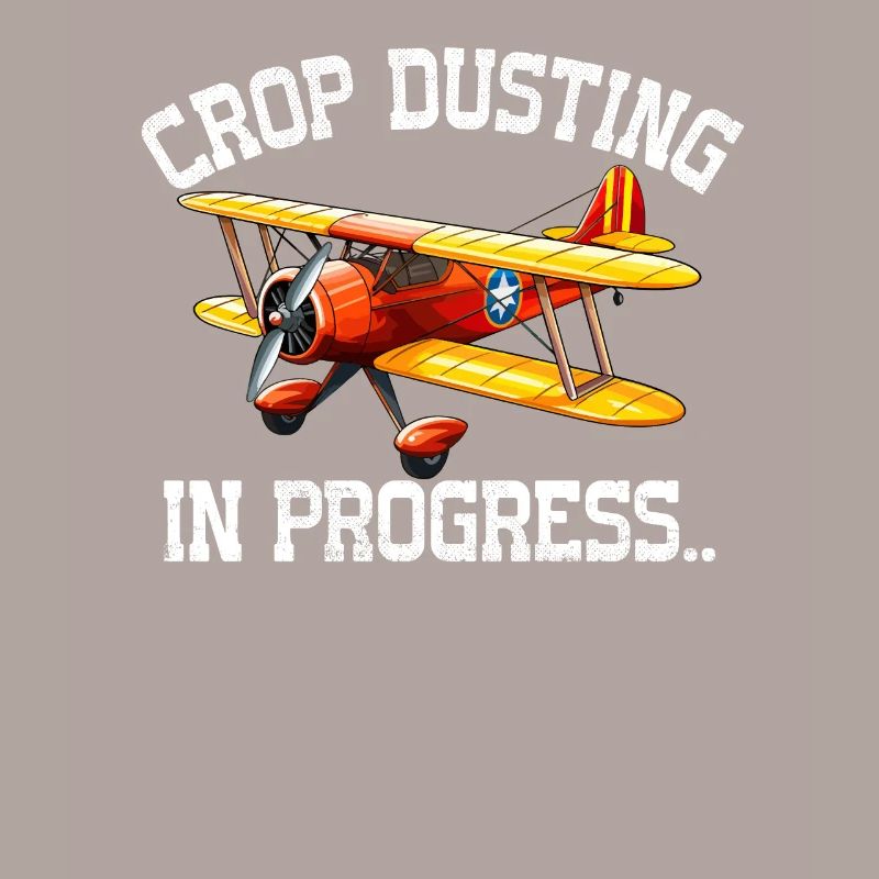 crop duster in progress