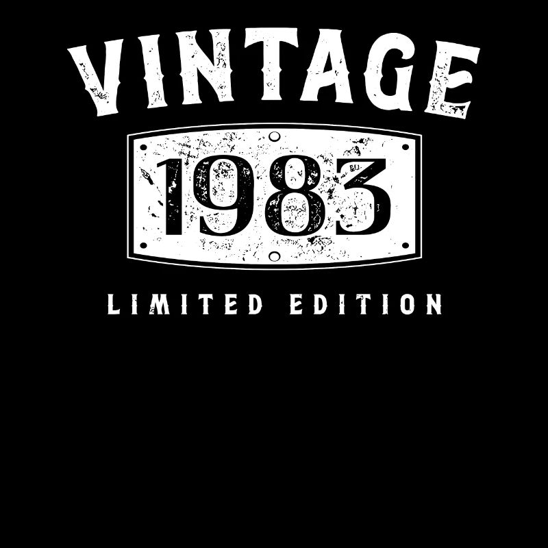 Geburtstag 1983 Limited Edition Vintage 1983