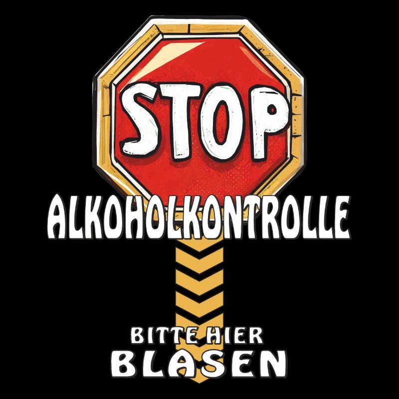 STOP SIGN ALCOHOL CONTROL PLEASE BLOW HERE