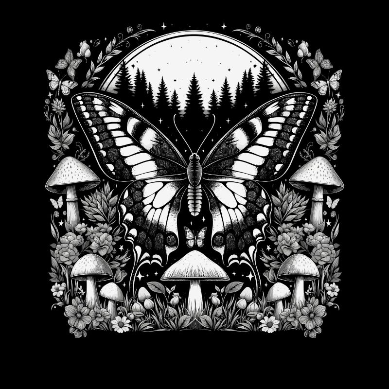 Papillon de noyau de fée