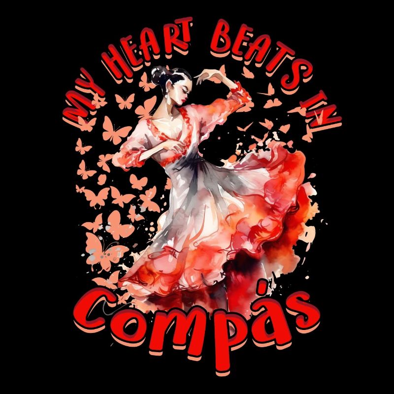 Flamenco Mon cœur bat dans compás