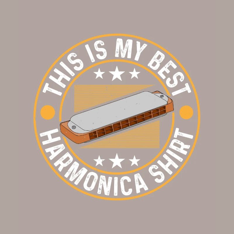 C’est ma meilleure chemise d’harmonica Harmonica musical