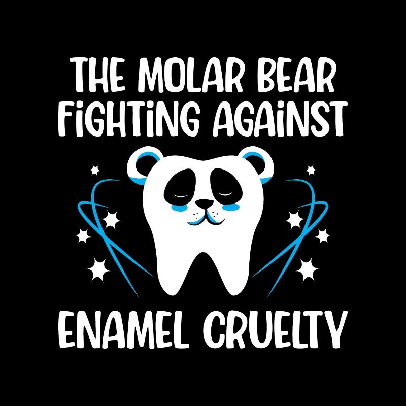 The Molar Bear Fights Against Enamel Cruelty