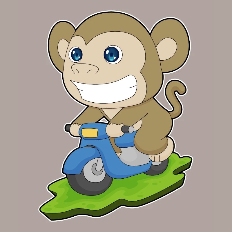 Affe Motorroller