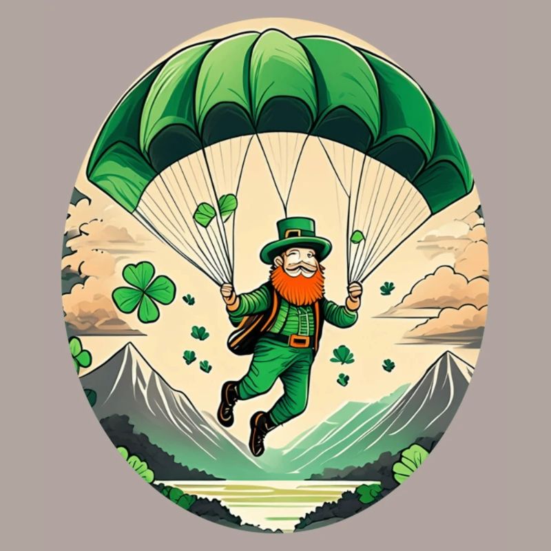 Parapente Trèfle de la Saint-Patrick