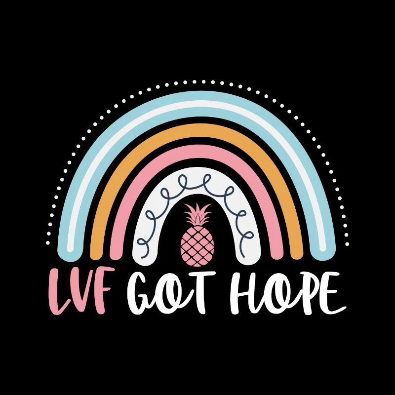 IVF Got Hope Funny IVF Boho Rainbow Infertility
