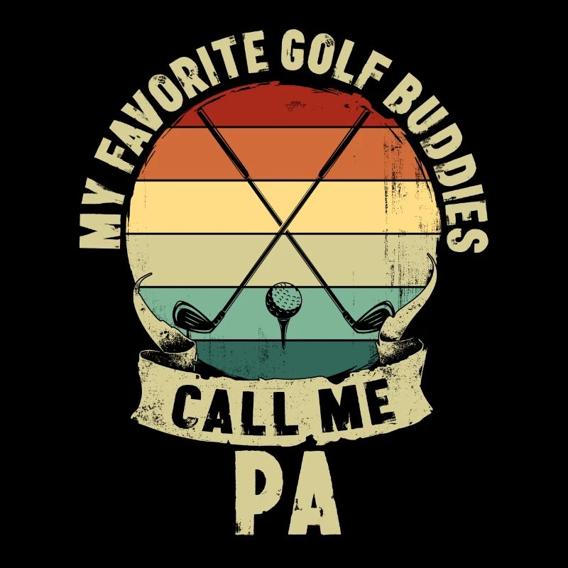 Golf Buddies Vatertag Vater Kinder Geschenk