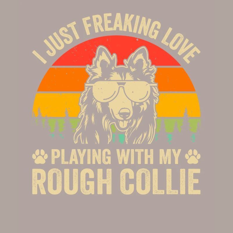 J’adore jouer avec mon Rough Collie