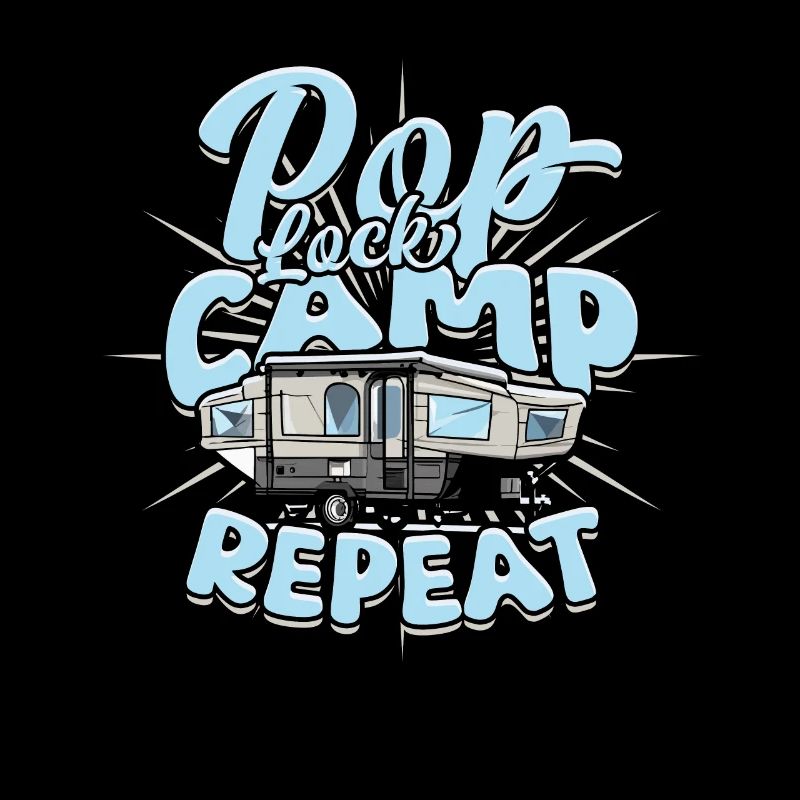 Pop Up Camper Caravane Pliante Pop Lock Camp Repeat