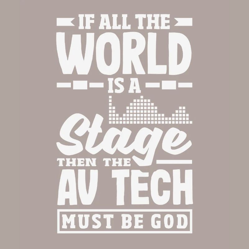 Drôle de technicien audiovisuel AV Tec