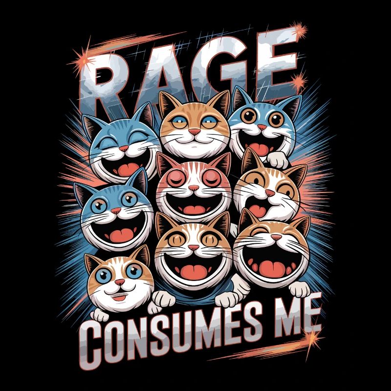 Rage Consumes Me Cat