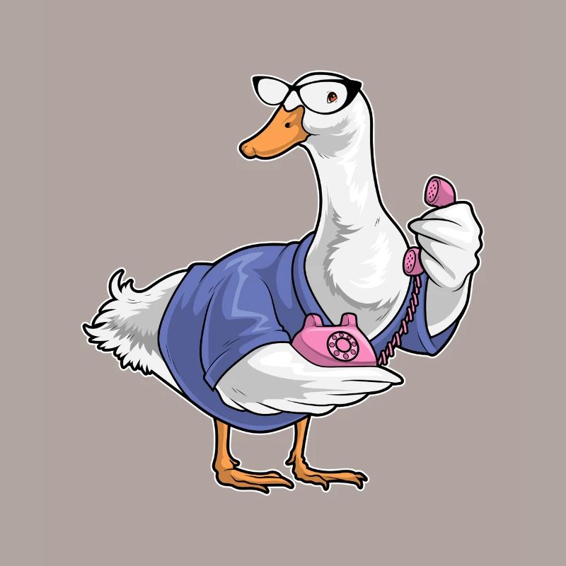 Telefon sekretarki kaczki