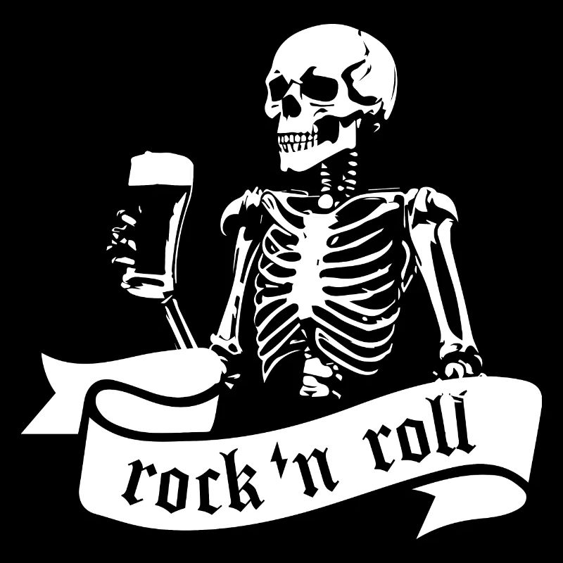 Rock'n'Roll-Skelett