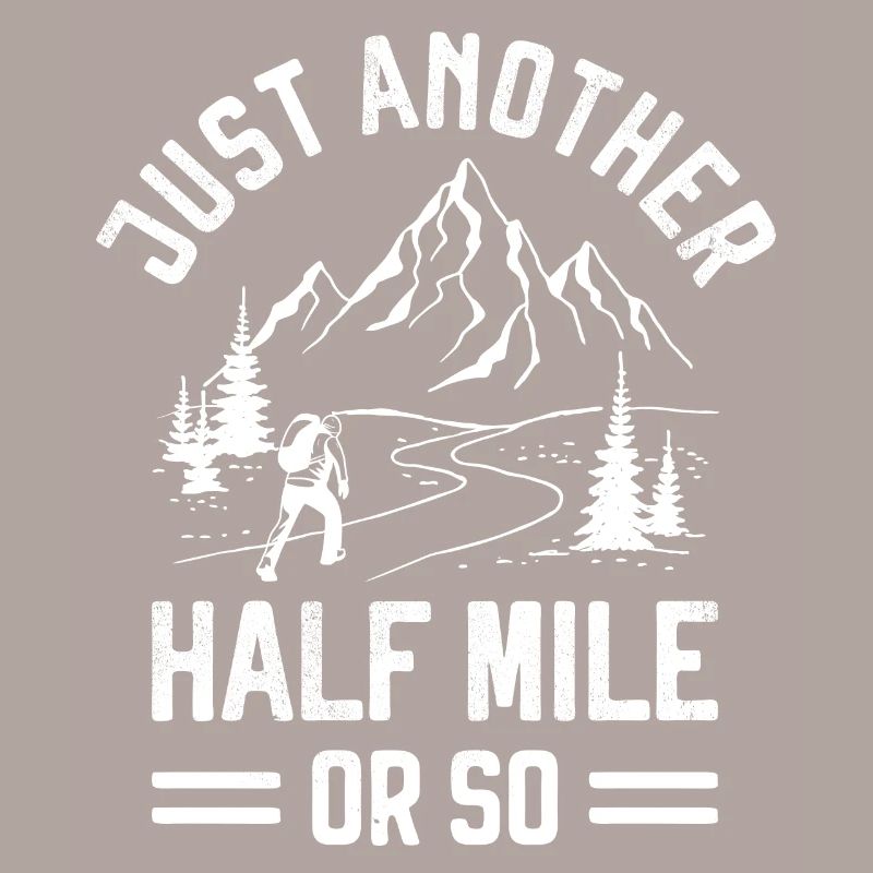 Nur noch eine halbe Meile oder so Trekking Mountain