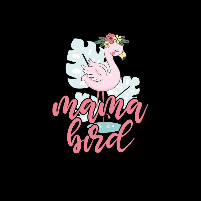 Flamingo Mutter Pink Vogel Muttertag Geschenk