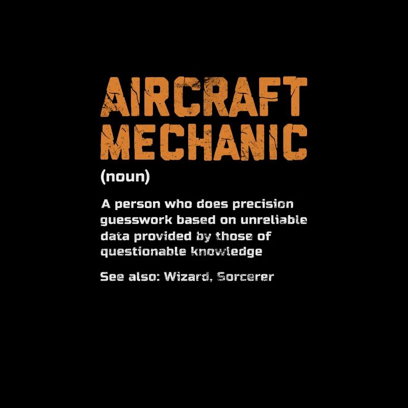 Mécanicien d’avion Aviation Cadeau d’avion