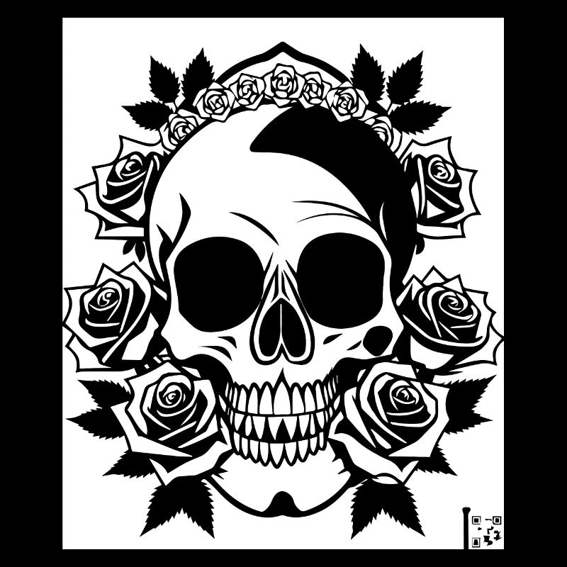 Horror Schädel Schädel Kunst Schädel Gothic Heavy Metal
