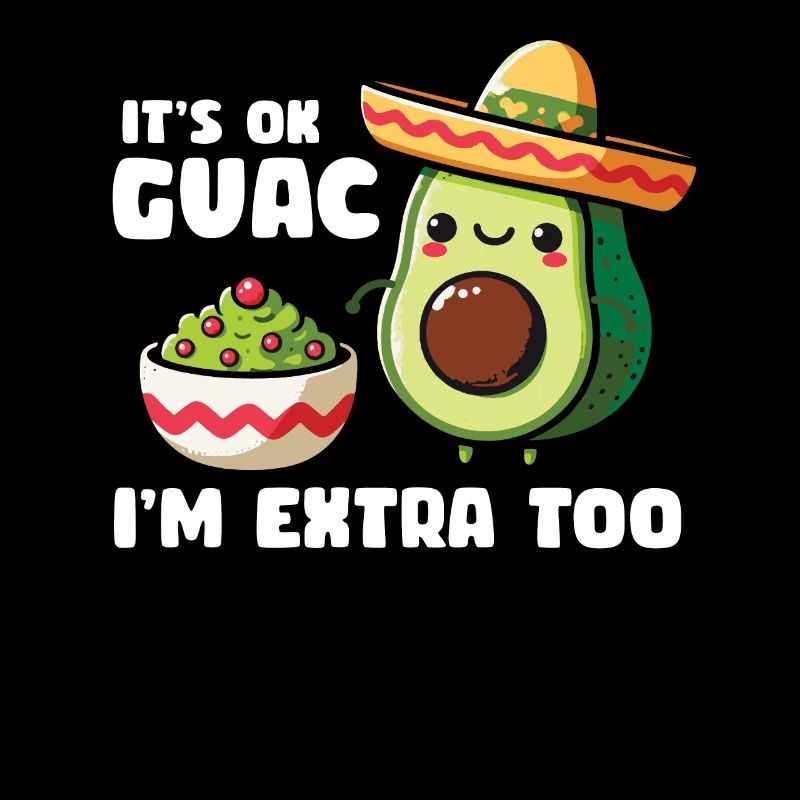 Avocat Guacamole Vegan Cadeau