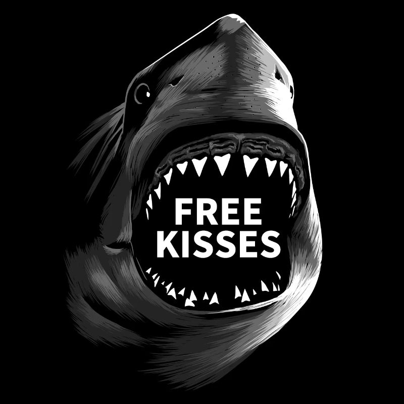 Bisous gratuits requin blanc