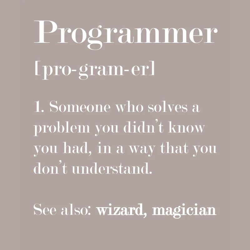Programmierer Definition