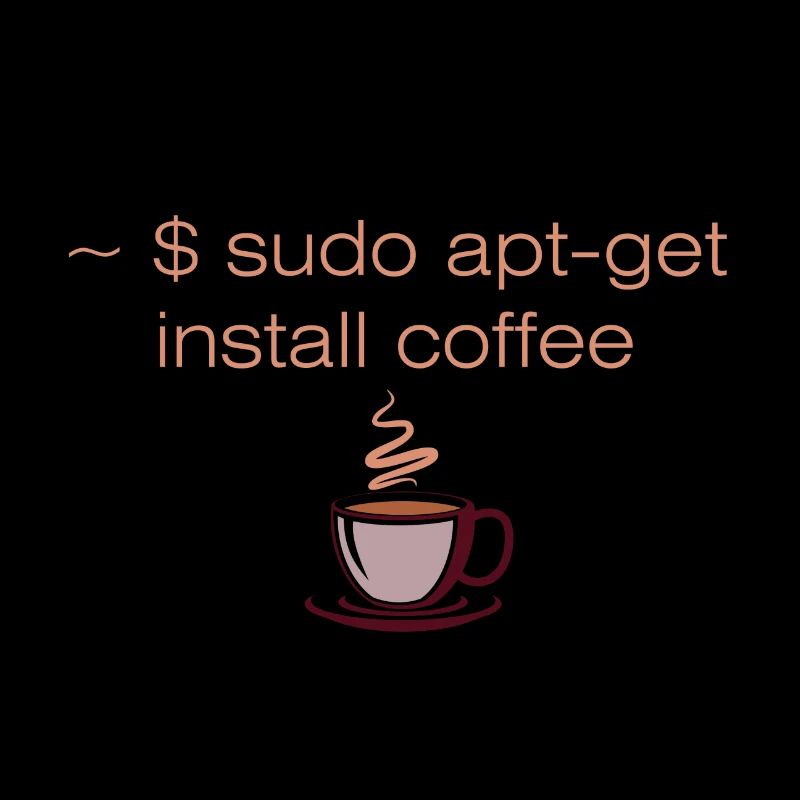 Sudo apt-get install coffee Linux computer scientist