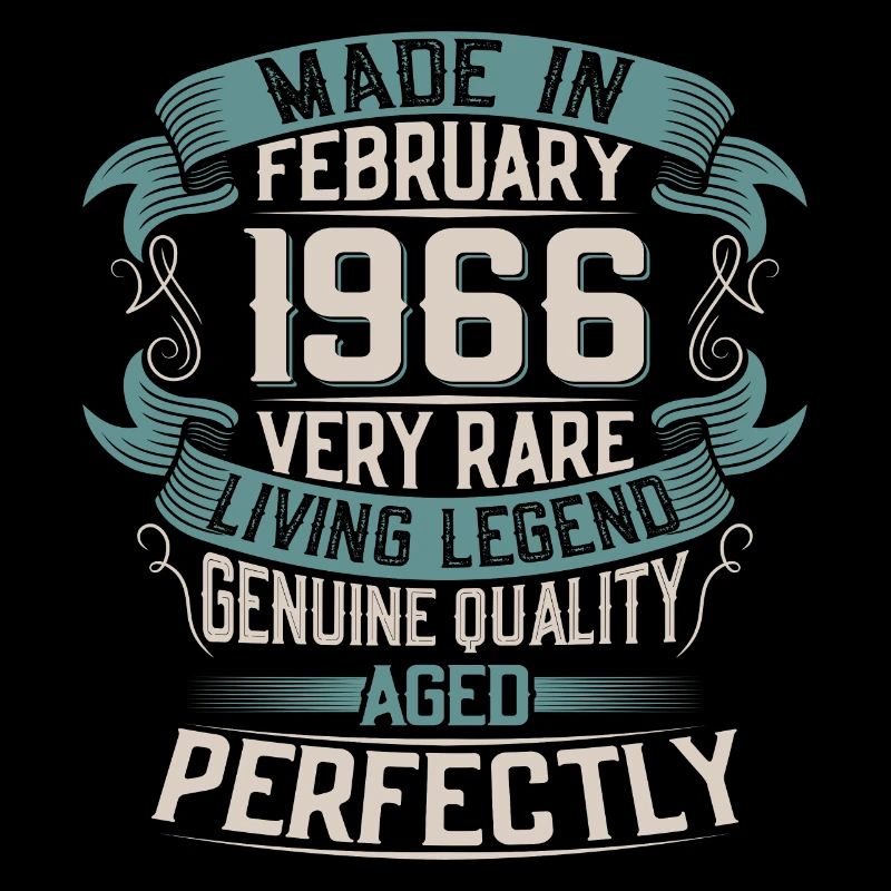 Februar 1966 geboren 55. Geburtstag Geschenk