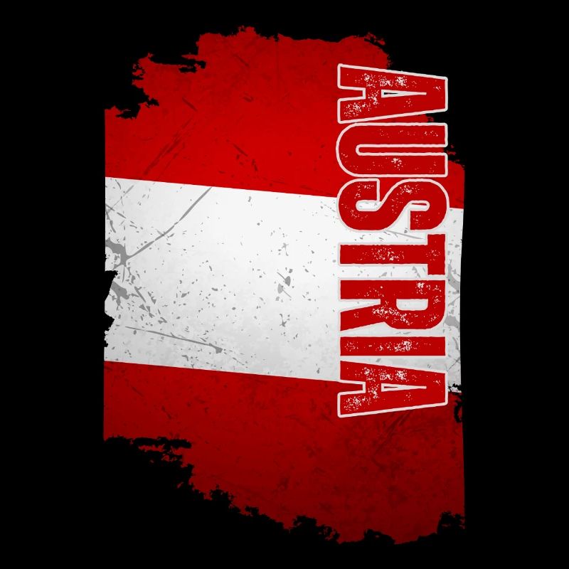 Vertical Austrian flag, Austrian pride