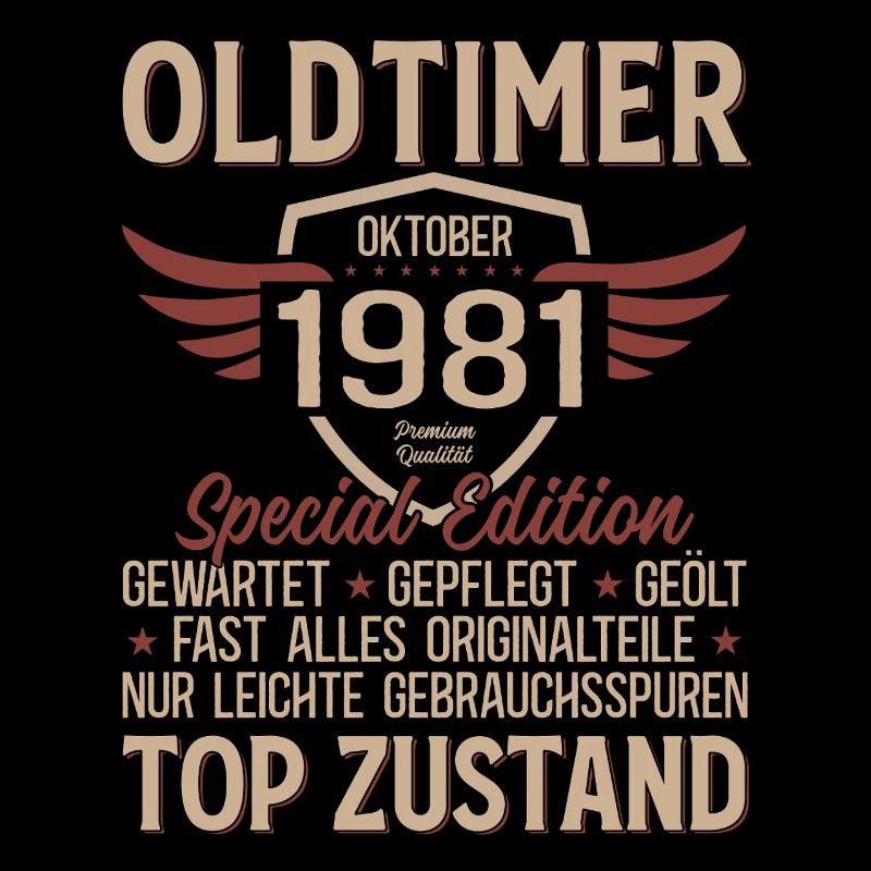 44. Geburtstag Geschenk Oldtimer Oktober 1981