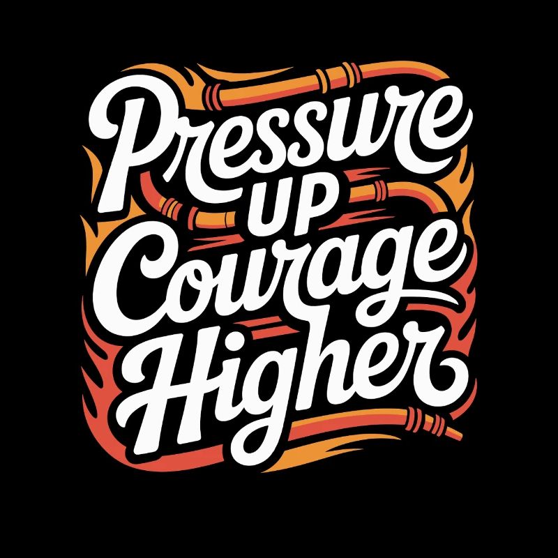 Fire Engineer Pressure Up Courage Fire Department